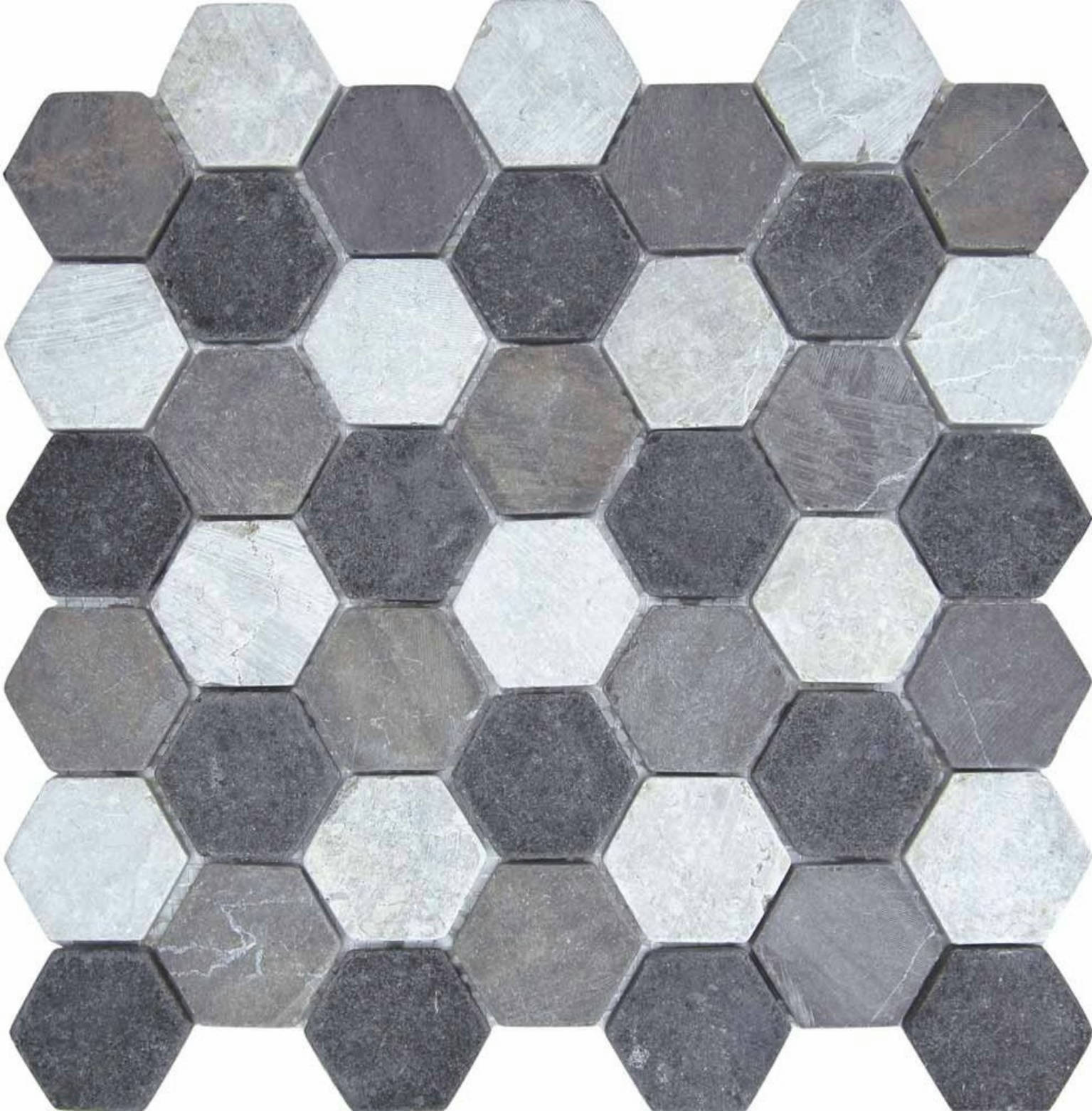 Kubu Hexagon | Mosaic